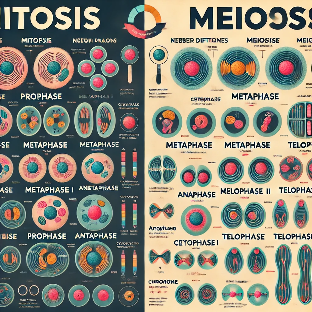 Mitosis and meiosis EST biology