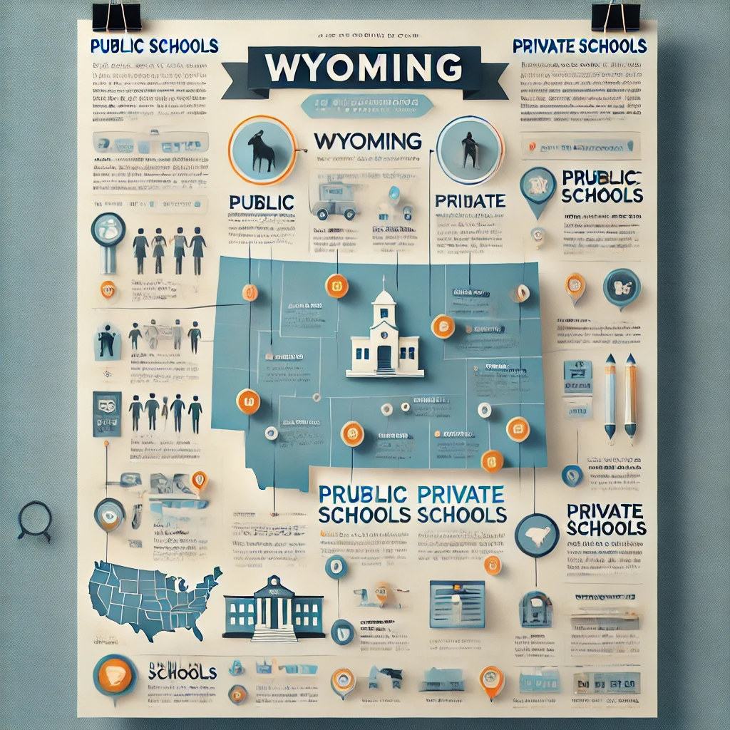 list of public and private schools in Wyoming