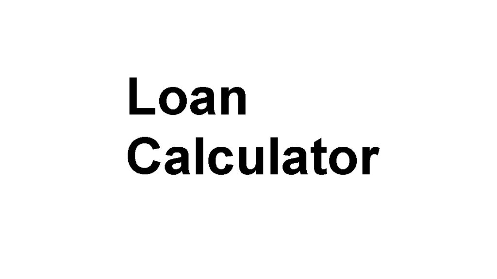 loan Calculator Free online