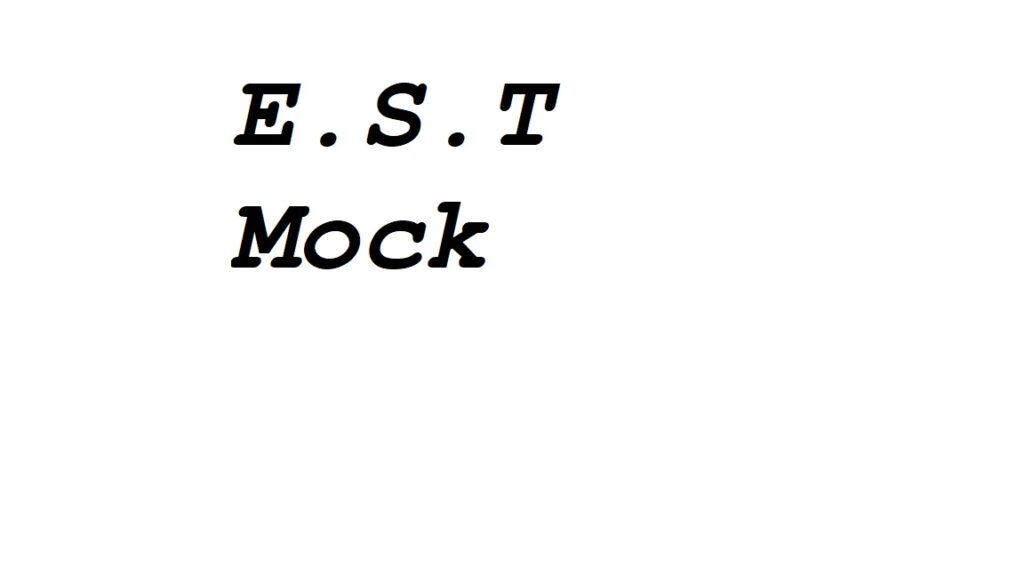 Mock EST